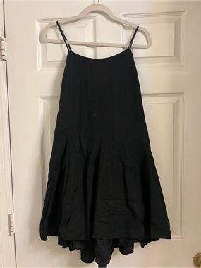 a new day Black Lightweight Dress with Spaghetti Straps